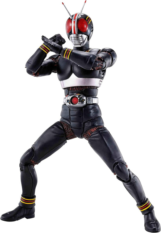 Tamashi Nations S.H. Figuarts (True Bone Carving Manufacturing Method), Kamen Rider Black, Approx. 5.9 inches (150 mm), ABS & PVC Pre-painted Action Figure