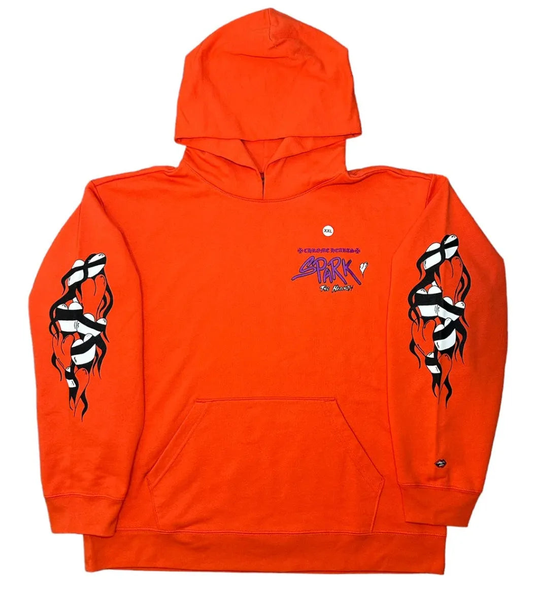 CHROME HEARTS MATTY BOY 'SICK HEART' HOODIE