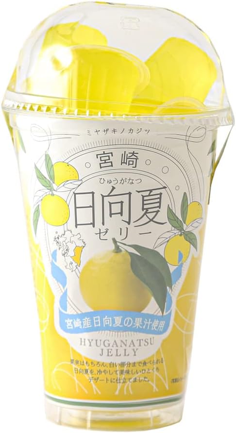 Yutaka Shokai Hinata Summer Portion Jelly, 0.8 oz (22 g) x 12 Packs
