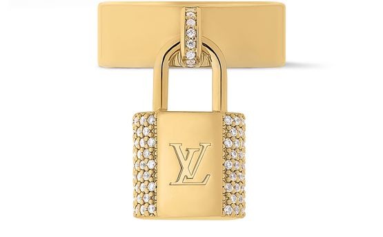 LOUIS VUITTON LV Padlock Ring - Image 1
