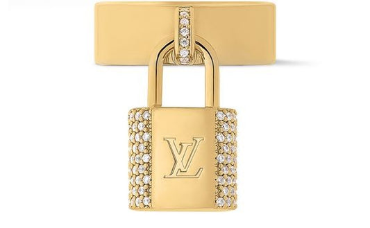 LOUIS VUITTON LV Padlock Ring - Image 1