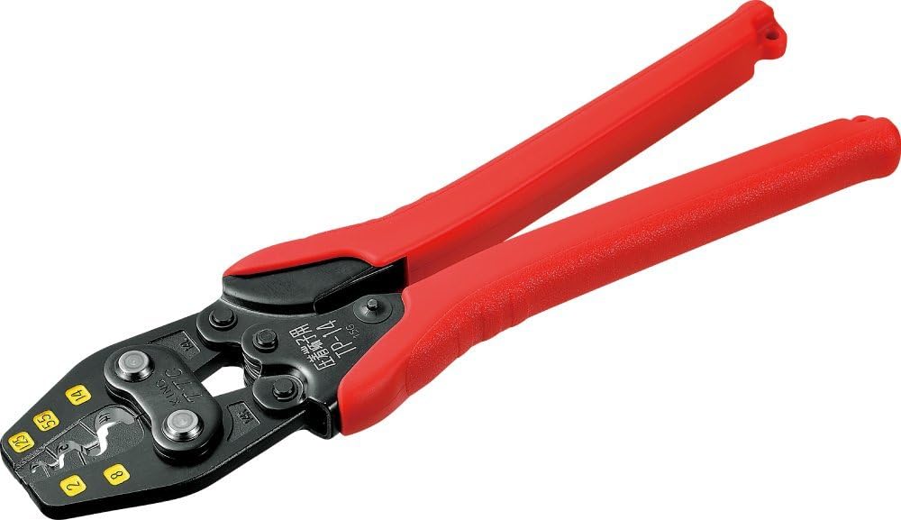 Tsunoda TP-14 Crimp Tool for Bare Crimp Terminals and Bare Crimp Sleeves, JIS