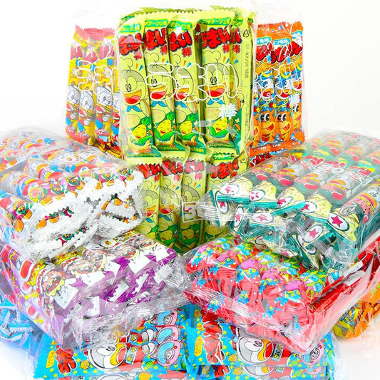 Festival Plaza 300 Piece Yakin Noodles, Assorted Set, 10 Flavors, Distributed Scatters, Novelty, Candy Set, Festival Plaza Thank You Card