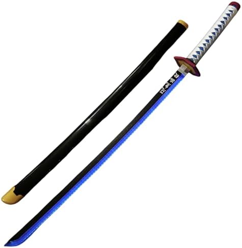 [SDCADQ] Hiwa Sword, Luminous Sword, Cosplay Tool, Weapon, Sheath Included, Tanjiro Kamamoto, Sword, Yoshiyu Tomioka, Mimi Fuegegawa, Shikoku Edichi, Touken Sword, Simulated Sword, Cosplay Costume