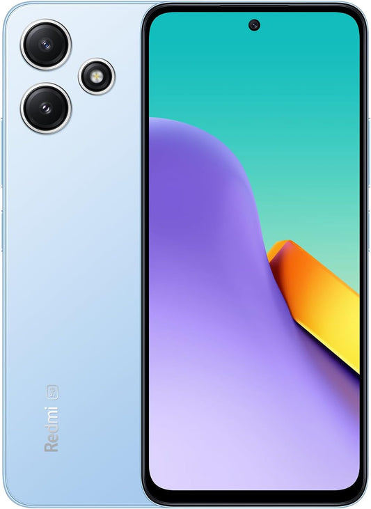 Xiaomi Sim-Free Smartphone, Redmi 12, 5G, 4GB + 128GB, 6.8 inch High Definition Display, Glass Back, Compatible with Docomo/au/SoftBank/Rakuten Mobile Lines, Sky Blue