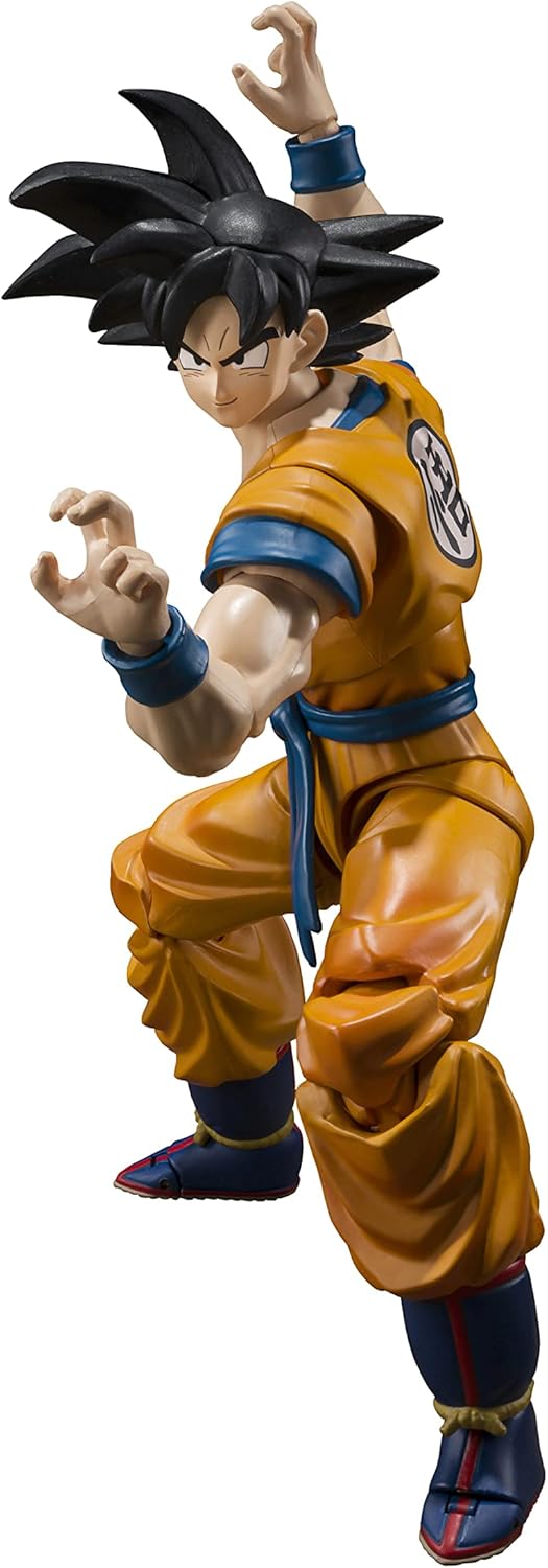 BANDAI SPIRITS S.H. Figuarts Dragon Ball Super Hero Son Goku Super Hero (Resale Version), Approx. 5.5 inches (140 mm), PVC & ABS, Pre-painted Action Figure