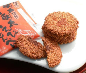 Hakata Mentaiko Shrimp Rice Crackers, Pack of 42