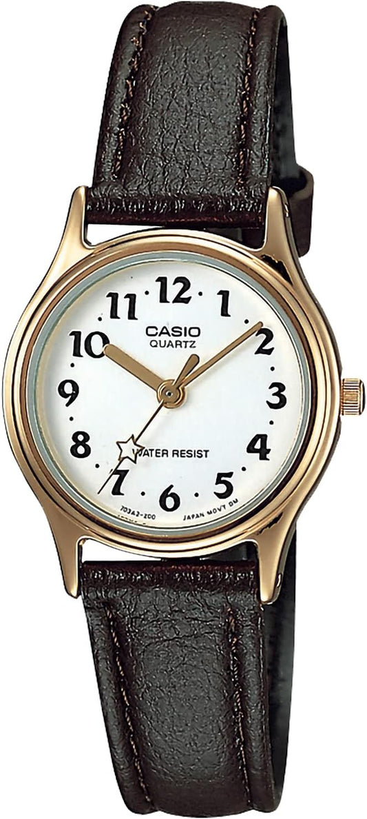 [カシオ] 腕時計 カシオコレクション【国内正規品】 LQ-398GL-7B3LJH レディース ブラウン