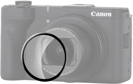 [1 Sheet] Canon PowerShot V1 Camera Lens Protective Film [HVUYAL] Asahi Glass 9H UV Filter, Lens Protection Filter, Lens Protection, Highly Transparent, Shatterproof, Shockproof, Stain Resistant