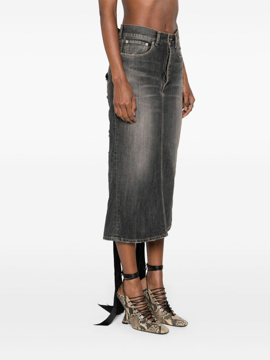 Balenciaga バレンシアガレースアップデニムスカート - Image 1