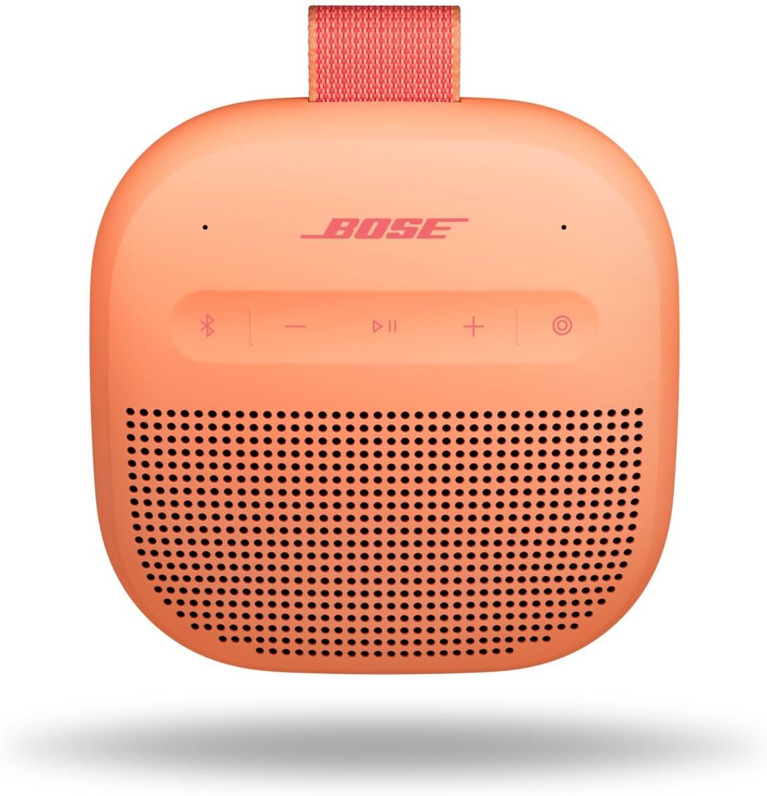Bose SoundLink Micro Portable Speaker LE (2nd Generation) Up to 12 Hours of Continuous Playback Waterproof Dustproof Bluetooth Mini Outdoor Speaker Sunset Peach