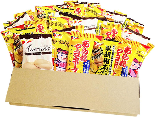 Assorted Small Bags of Snacks, 4 Types, 30 Pieces Assorted Set, Bulk Purchase, Individually Wrapped Snacks, Mini Snacks, Confectionery, Appetizers