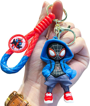 [Fehose] Fashion Hero Cartoon Design Car Keychain Cute Backpack Charm for Kids Girls Boys