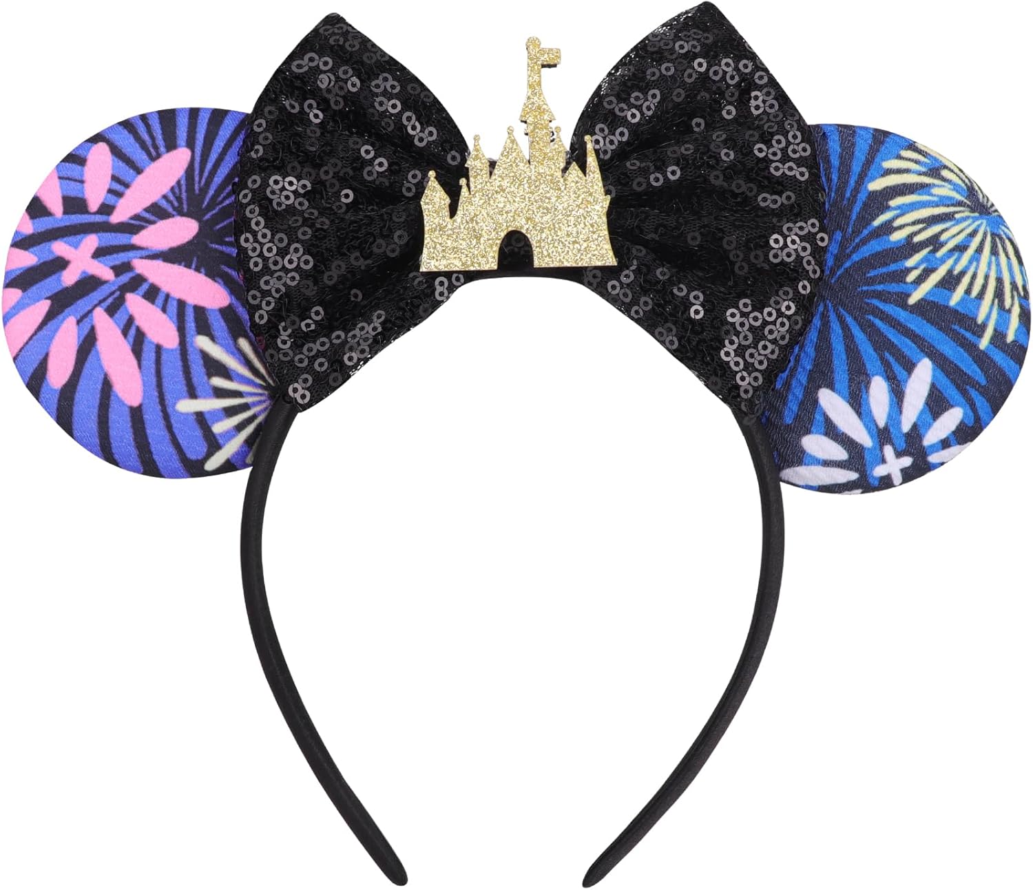 DRESHOW Mouse Ears Bow Sequins Party Decoration Cosplay Costume for Girls and Women