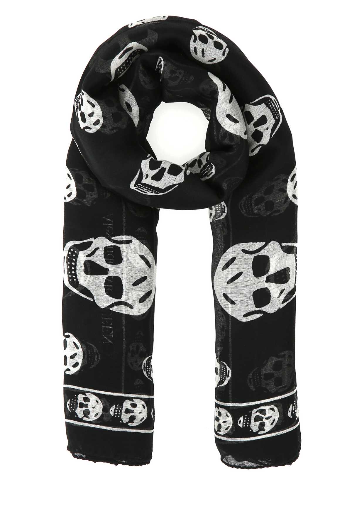 Alexander Mcqueen アレクサンダーマックイーンプリントシルクファウラード - Image 1