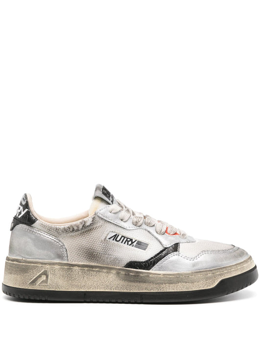 Autry Sup Vint Low WOMメッシュ/スエード - Image 1