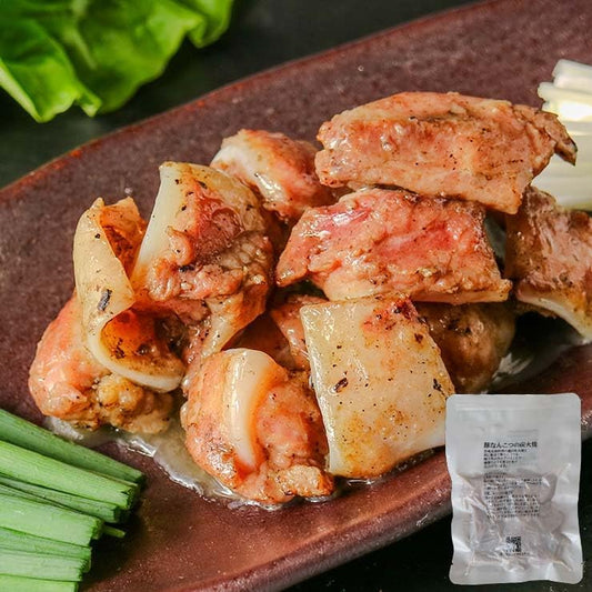 Retort Side Dish, Miyazaki Specialty Pork Cartilage, 3.5 oz (100 g) x 10 Packs, Charcoal Broiled Pork Nankotsu (Nankotsu, Buta Nankotsu), 3 Years Storage, Room Temperature Storage, Long-term Storage,