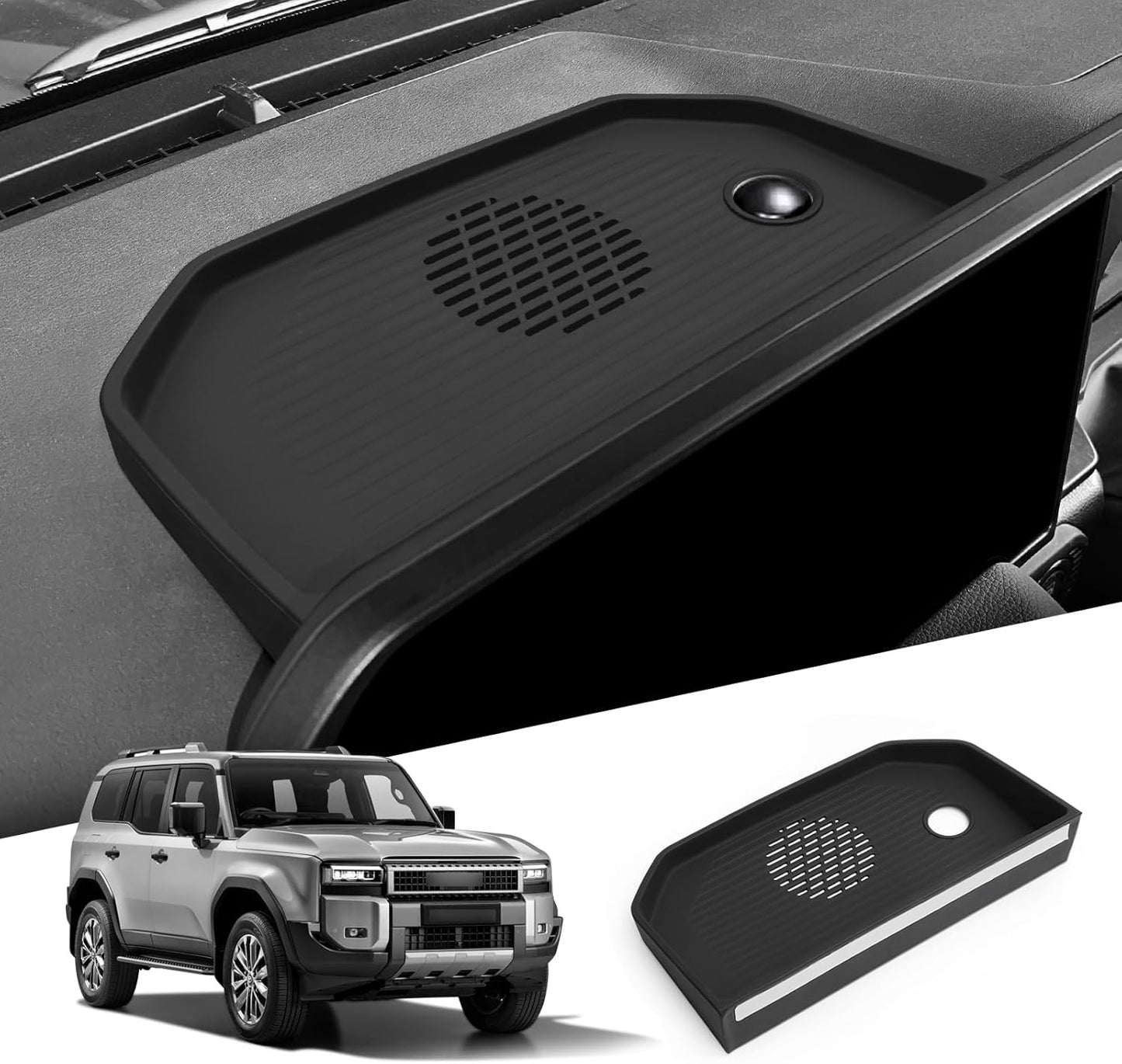 Toyota Rankle 250 Series Dedicated Rear Screen Tray Car Storage Box for Land Cruiser 250 Dashboard Tray Console Organizer Rankle 250 Center Console Tray 3D Tray Storage Storage Accessories