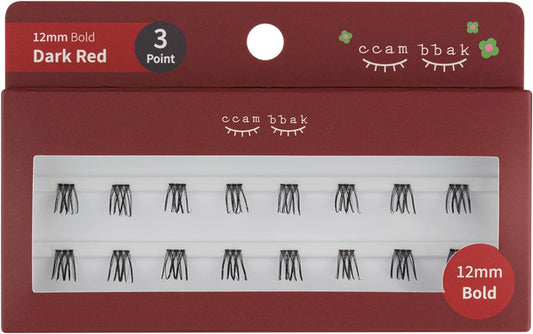 CCAMBBAK Kampak Bold Partial False Eyelash Eyelash Extensions Semi-Permanent Idle Type 0.4 - 0.5 inches (10 - 12 mm) Eyelash Self False Eyelashes, Natural, Popular, DIY False Eyelashes (0.5 inch (12