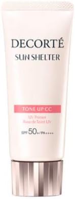 Kose Cosmetics Decollete Sun Shelter Tone-Up CC 1.2 oz (35 g) SPF50+, PA+++, CC Cream (01, Light Beige)