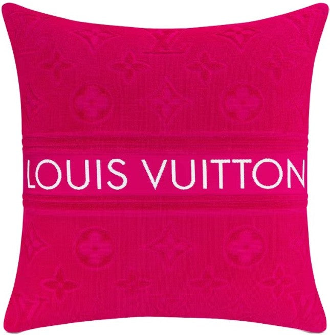 LOUIS VUITTON 'FUCHSIA' LVACATION BEACH PILLOW
