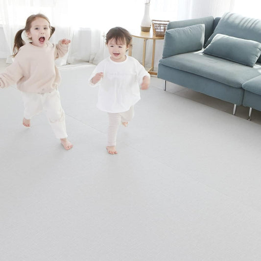 (Can be cut to any size you like) International Standard Floor Mat, Thickness 0.6 inches (15 mm), ALZIP Roll Mat, Soundproofing, Waterproof, Baby Mat, Play Mat, For Pets, Kids (Linen Gray, 43.3 x 19.7