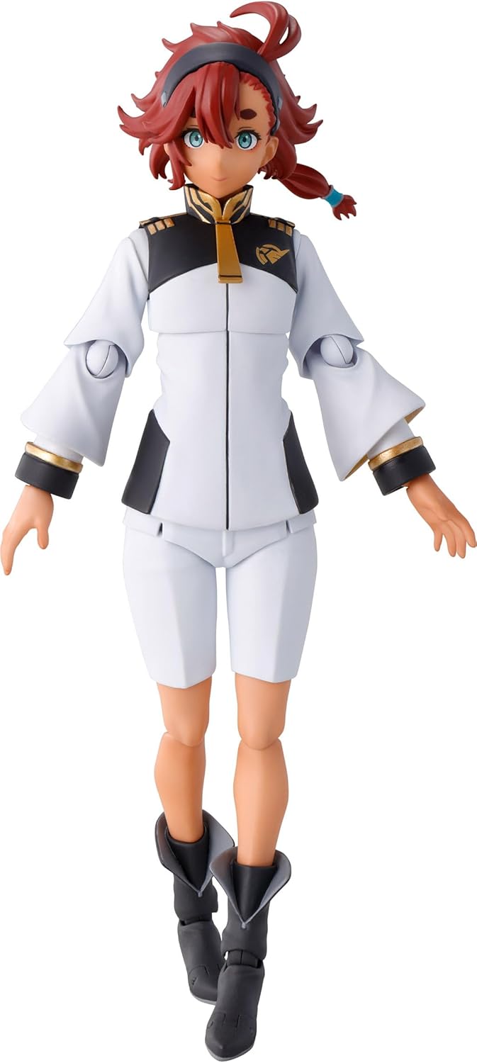 TAMASHII NATIONS S.H. Figuarts Mobile Suit Gundam: The Witch from Mercury Slretta Mercury Approx. 5.5 inches (140 mm), PVC & ABS, Pre-painted Articulated Action Figure