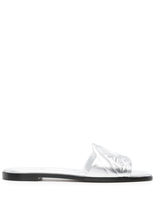 Alexander McQueen アレクサンダーMCクイーンシールレザーサンダル - Image 1