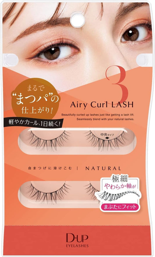 DEEUP Airy Curl Rush 03 NATURAL (2 Pairs)