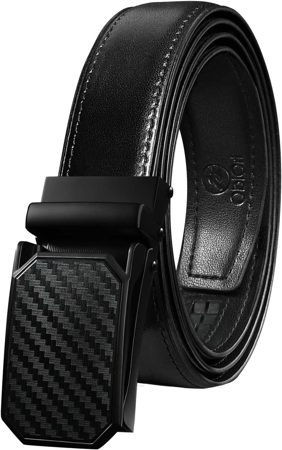 ベルト メンズ 本革 栃木レザー 日本製 オートロック式 無段階調整 穴なし カジュアル ビジネス 紳士ベルト スーツ 使いやすい サイズ調整可能 箱付き