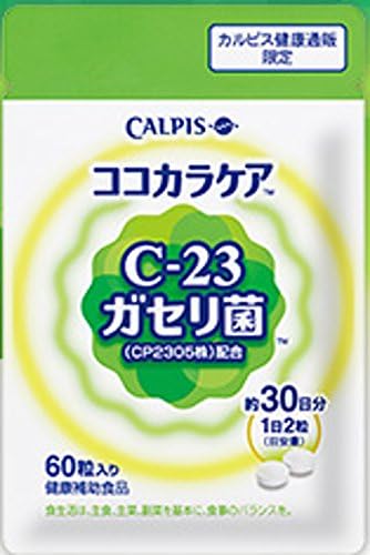 Calpis C-2305 Mental Support, Coco Kara Care, Food with Functional Indication, 60 Tablets Pouch
