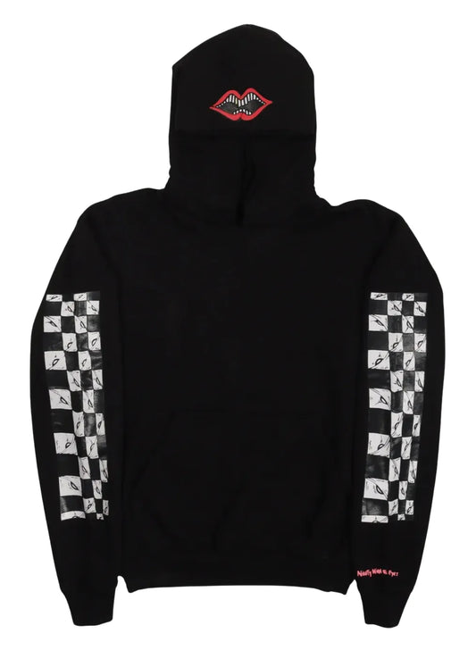 CHROME HEARTS MATTY BOY DOUBLE HOOD 'CHOMPER' HOODIE