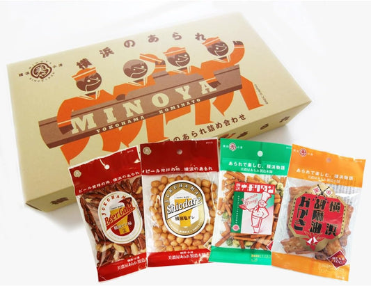 Minoya Arare Manufacturing Main Shop Yokohama Arare Assortment 155g