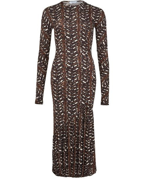 FERRAGAMO Jersey viscose long dress - Image 1