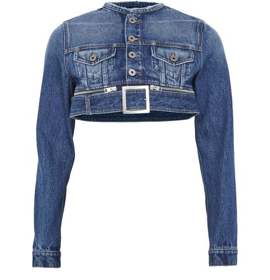 JEAN PAUL GAULTIER Super デニム製 クロップドジャケット - Image 1