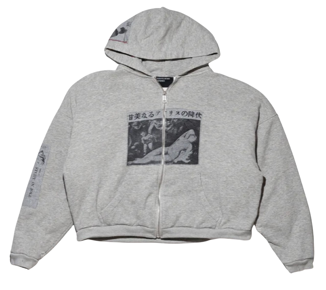 ENFANTS RICHES DÉPRIMÉS 'ASSEMBLAGE' ZIP UP HOODIE