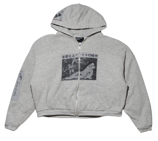 ENFANTS RICHES DÉPRIMÉS 'ASSEMBLAGE' ZIP UP HOODIE