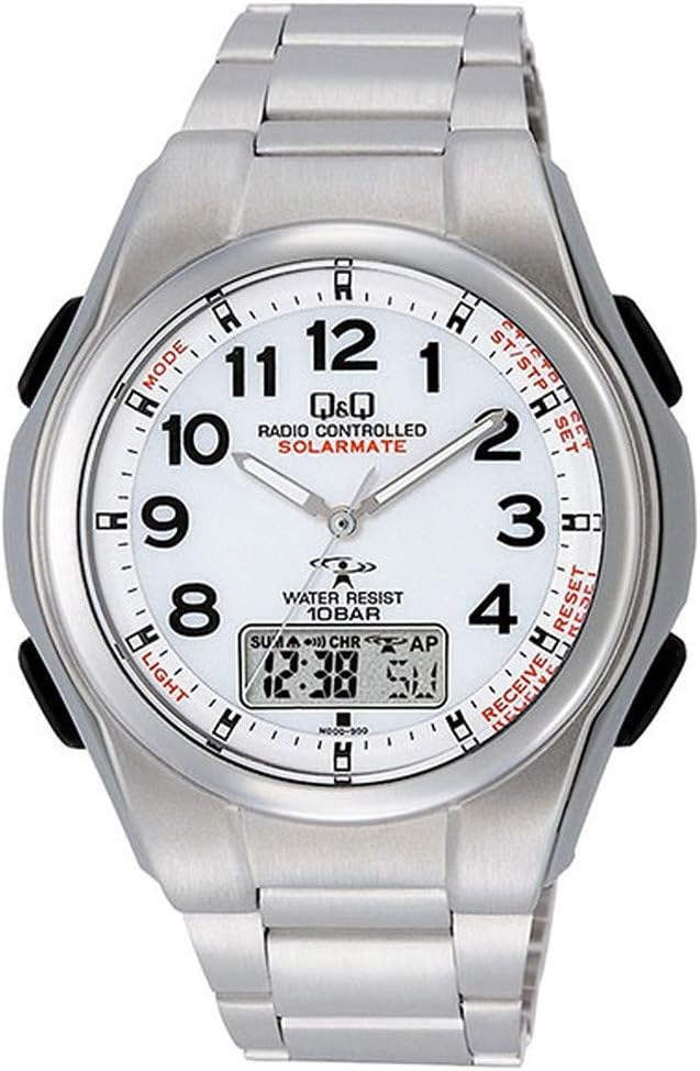 Citizen MD02-204 Radio Solar Men's Watch, Silver