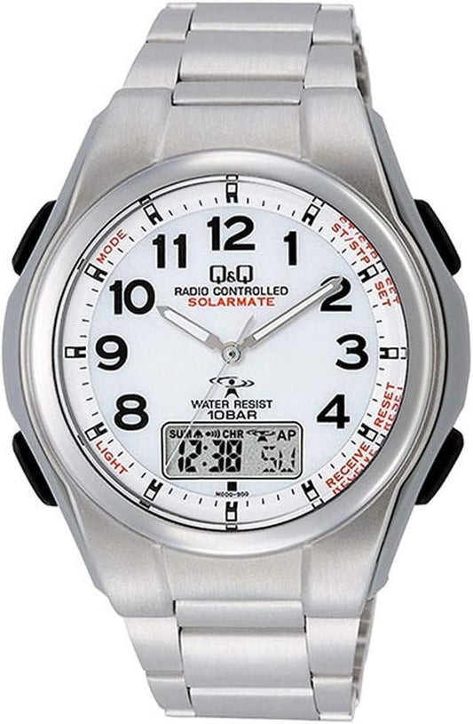 Citizen MD02-204 Radio Solar Men's Watch, Silver