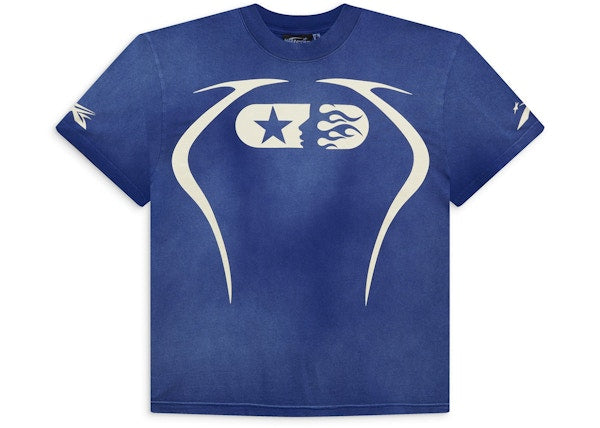HELLSTAR 'WARM UP' BLUE TEE