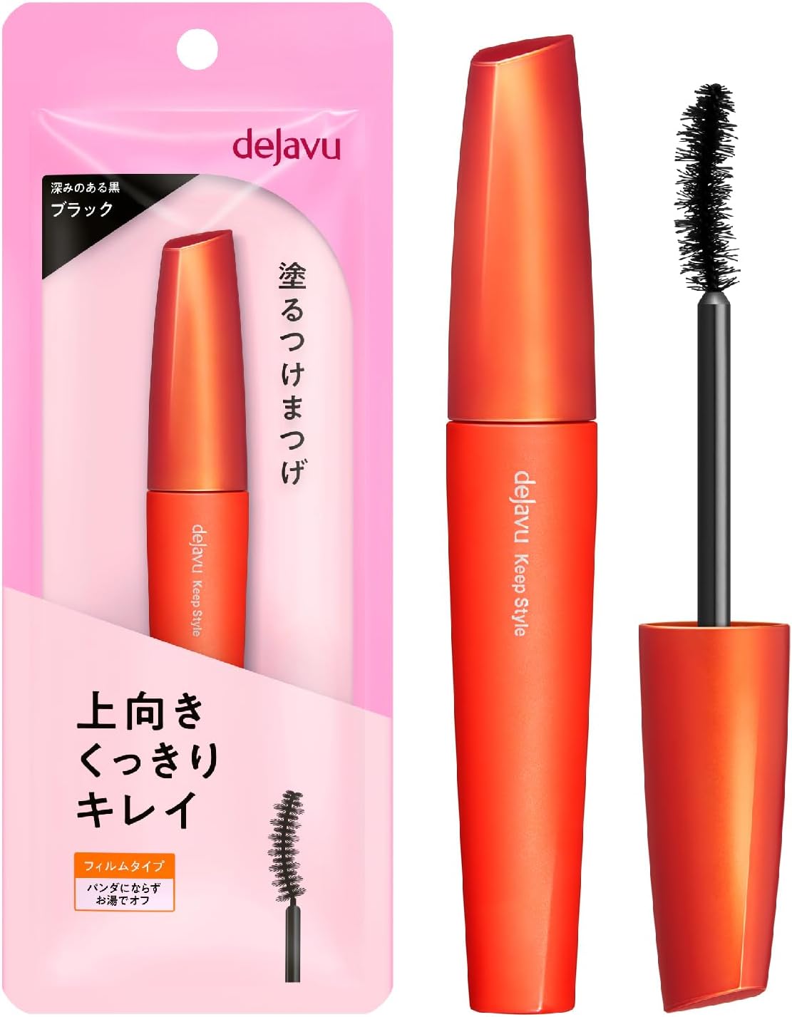 dejavu Applying False Eyelashes Upward Type Keep Style 1 Black Mascara Film Type