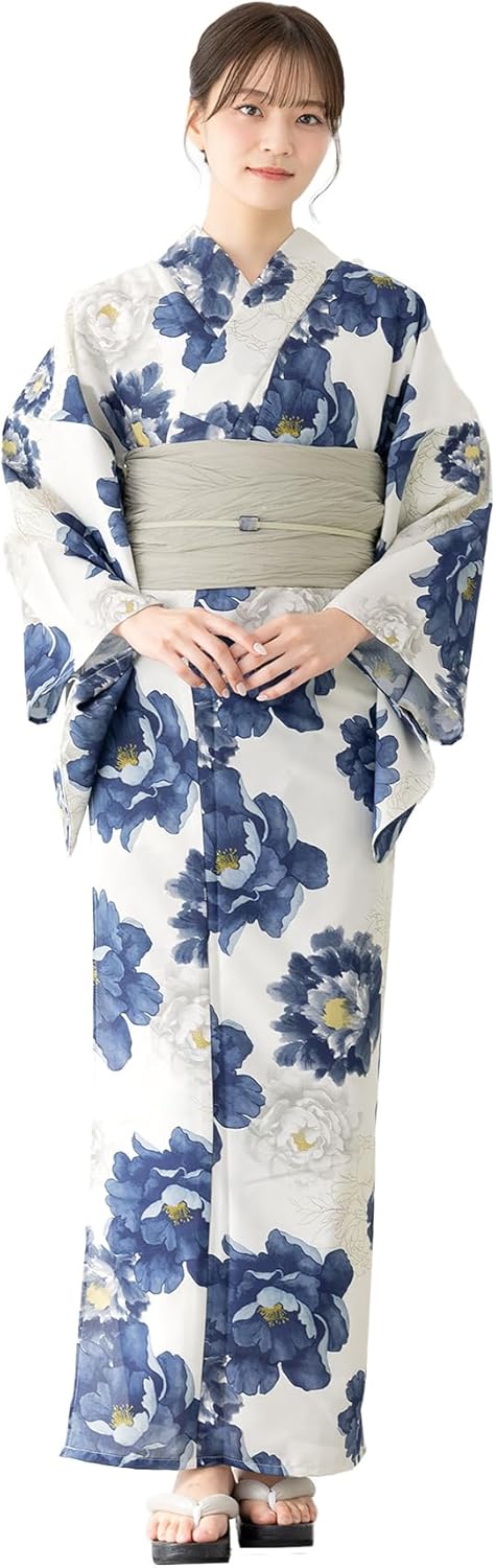 [SOUBIEN] ソウビエン 浴衣 2点 セット floro レディース (浴衣/兵児帯)