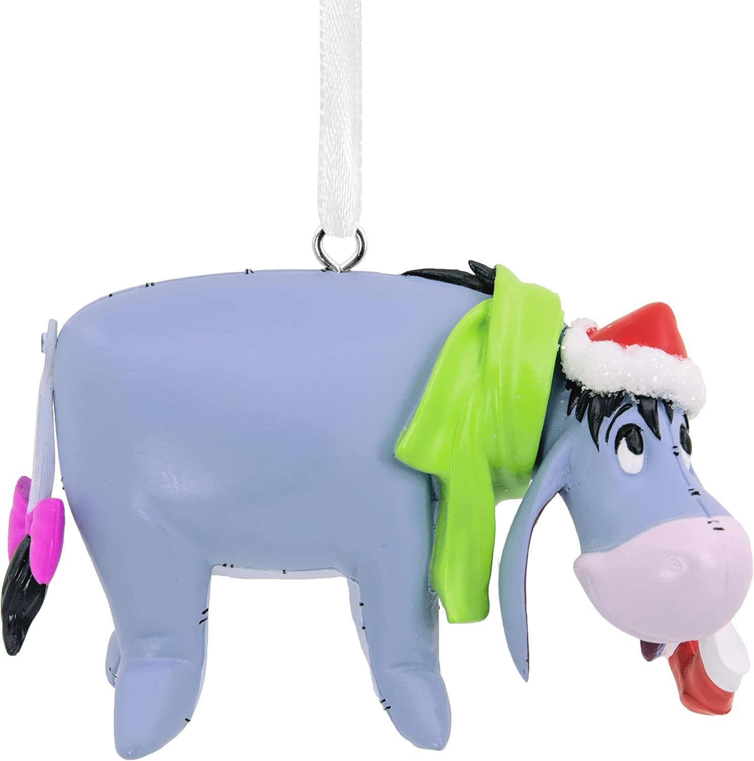 Hallmark Disney Santa Winnie The Pooh - Adorno navideño con maceta de miel
