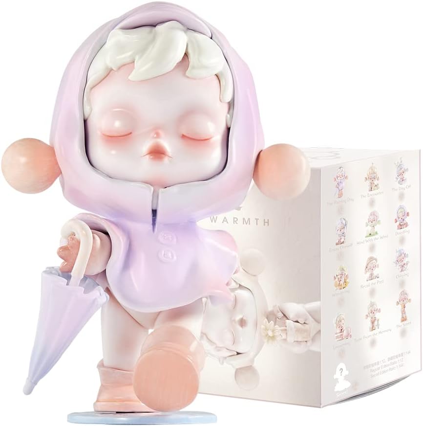 POP MART SKULLPANDA The Warmth Series, 3 Pieces, Pop-Mart Toy Plush Toy (3 Piece), Blind Box, Plastic Model, Premium Toy, Soft Vinyl, Original Character, Birthday Gift