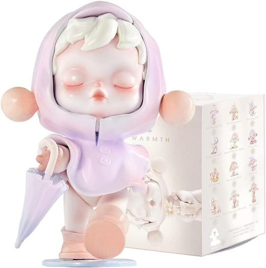 POP MART SKULLPANDA The Warmth Series, 3 Pieces, Pop-Mart Toy Plush Toy (3 Piece), Blind Box, Plastic Model, Premium Toy, Soft Vinyl, Original Character, Birthday Gift
