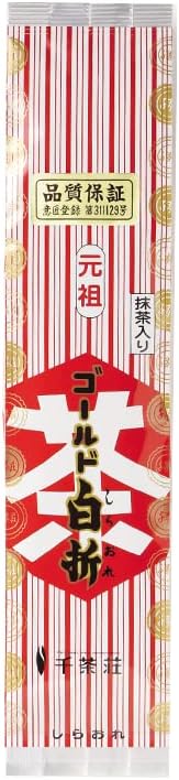 Senjaso Gold White Fold with Matcha, 3.5 oz (100 g), For Home Use