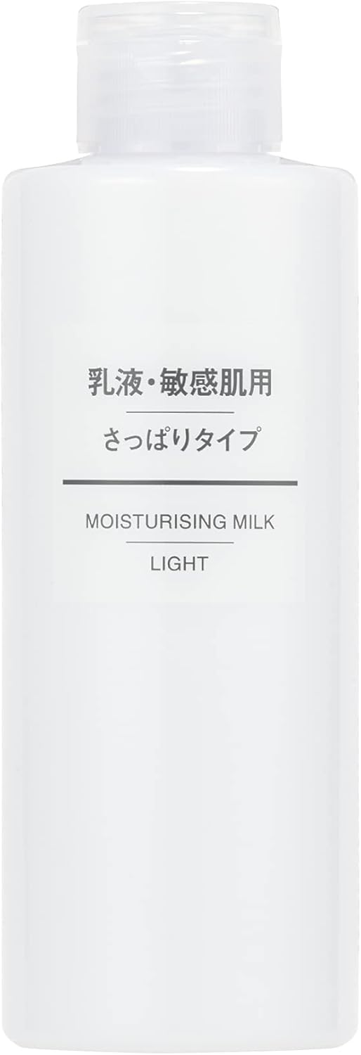 MUJI 44293935 Moisturizing Milk for Sensitive Skin, Light Version, 6.8 fl oz