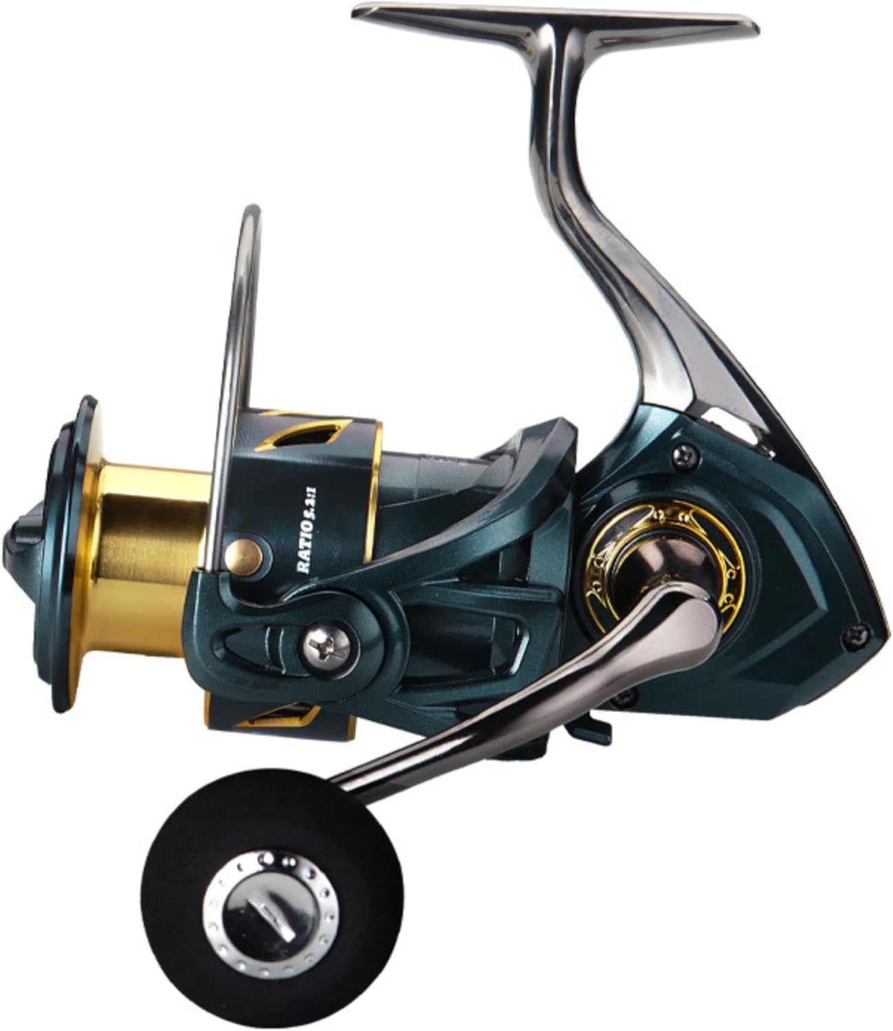 スピニングリール 2000番 3000番 4000番 5000番 6000番 7000番釣りリール フィッシング リール 釣り 遠投 ギア比5.2:1 最大ドラグ力15KG 海釣り 川釣り 湖釣り 防波堤 渓流釣り ハンドル左右交換 アウトドア 釣り具 釣り用品 [並行輸入品]