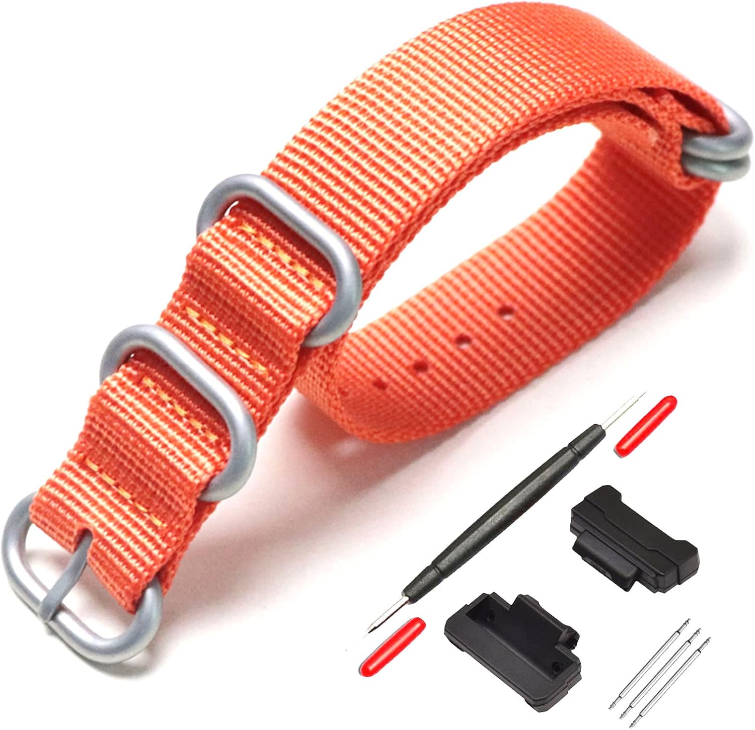 [XYTYJQ] for Watch Band, G-SHOCK Compatible Nylon Watch Band, Replacement Watch Strap GA-100/110/120/150/200/300, GD-100/110/120/G-8900, DW-5600, GM-M5610, DM-6900, G-6900, 0, DW-90 52, Suitable for