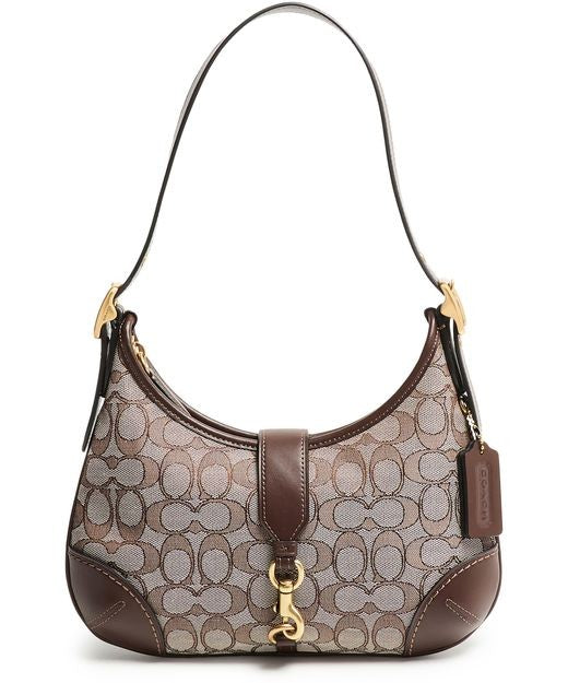 COACH Hamptons signature jacquard hobo bag - Image 1